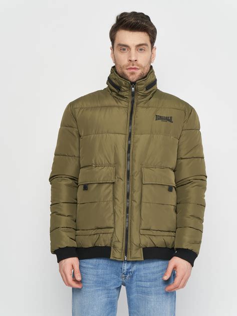 Куртка зимняя короткая мужская Lonsdale 117314-5049 XL Olive/Black ...