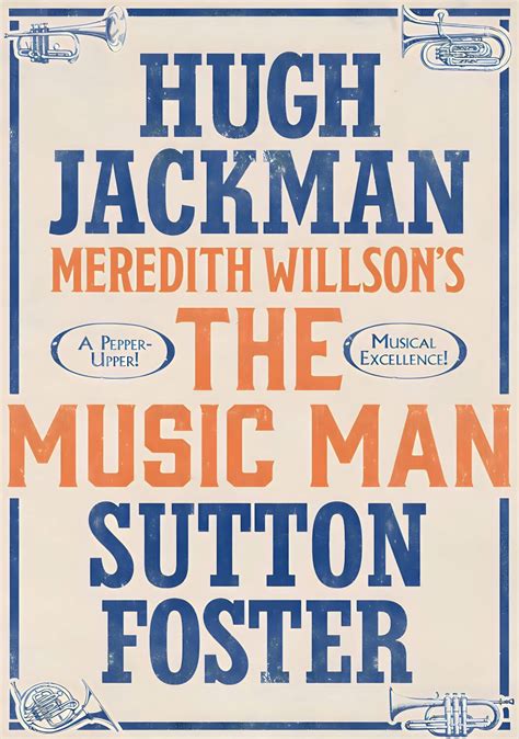 THE MUSIC MAN Musical Theatre West End Broadway Poster