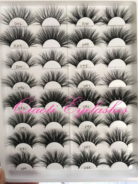 Luxury Cruelty Free 25mm 5d Siberian Mink Lashes 3d Mink Eyelashes With