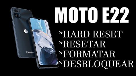 Hard Reset Moto E Desbloquear Formatar Youtube