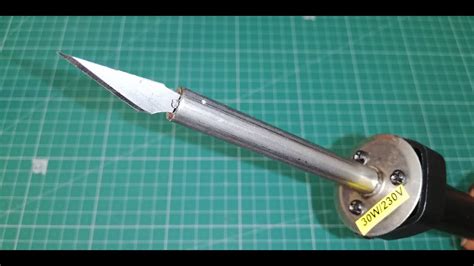 How To Make Hot Knife Cutter Acrylic Plexiglass Plastic PVC And Foam Cutter YouTube