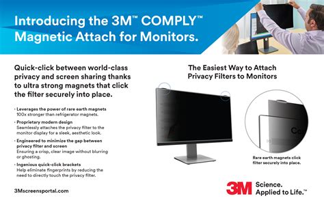 3M Commercial 215W9 Microlouver Visual Security Privacy Screen Filter (COMPLY-FLIP) (PF-215W9-COMPLY-FLIP)