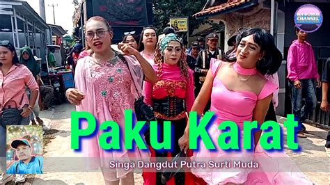 Arak Arakan Singa Dangdut Putra Surti Muda Paku Karat Show