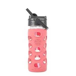 Amazon Lifefactory 12 Ounce BPA Free Glass Water Bottle With