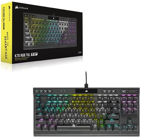 Corsair K Rgb Tkl Champion Series Mechanical Gaming Keyboard Pc