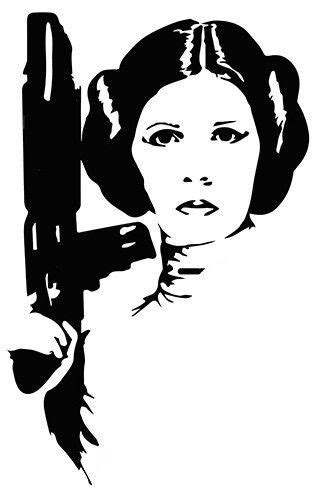 Princess Leia Sticker Vinyl Decal Sci Fi Star Wars New Hope Empire