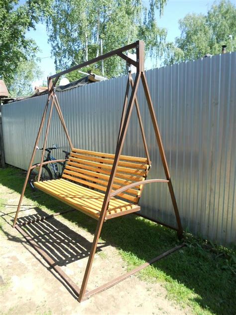 Садовые качели: пошаговая инструкция с фото, как сделать своими руками ...