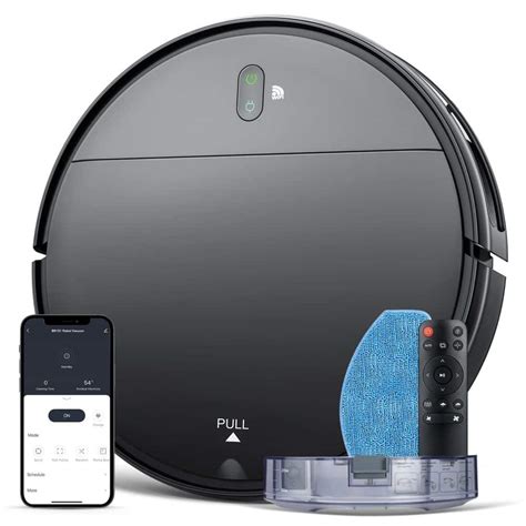 Robot Vacuum and Mop BR151 (Black) | MAMNV