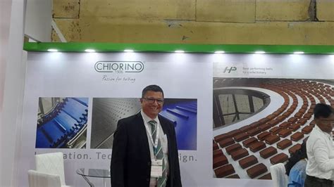 Chiorino displays conveyor & process belts at Snack & BakeTec 2022