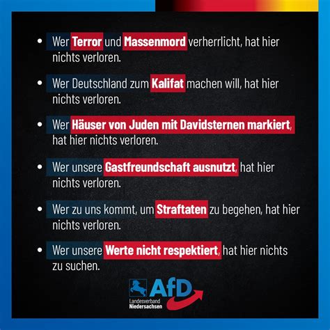 Wir Holen Uns Unser Land Zur Ck Afd Landesverband Niedersachsen