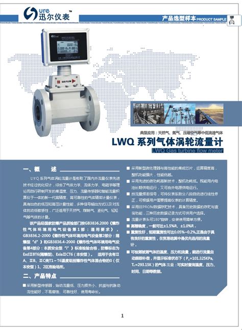 Lwq气体涡轮流量计选型资料word文档免费下载亿佰文档网