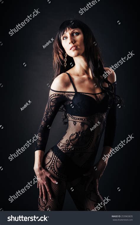 Sexy Beautiful Naked Woman Black Erotic Stock Photo 253965835 Shutterstock