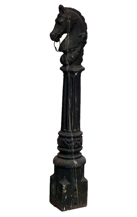 Outdoor Victorian Accessories Hitching Post Iron Hitching Post