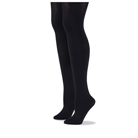 No Nonsense Women S Super Opaque Control Top Tights Black Black Small