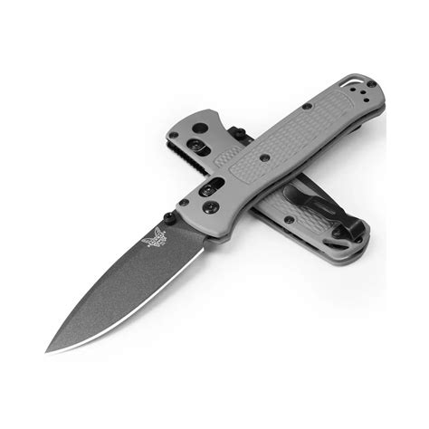 Benchmade Bugout Axis Lock Storm Gray Grivory Handle Tungsten Gray