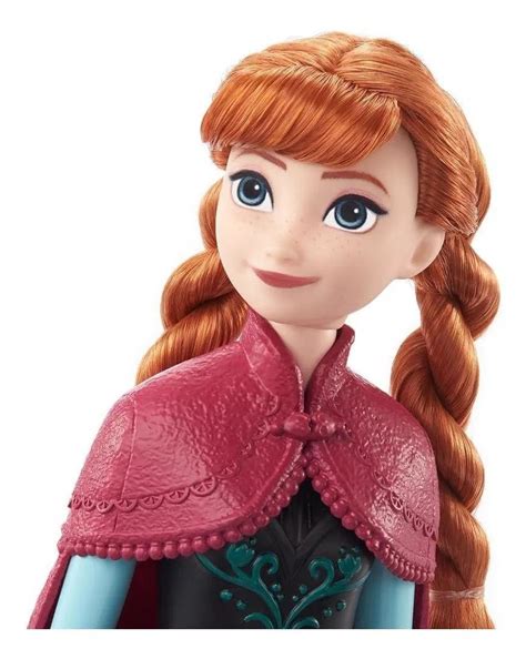 Boneca Disney Frozen Anna HMJ41 Mattel Real Brinquedos