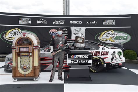 Cole Custer wins first career Cup Series race with thrilling four-wide ...