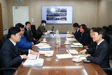 이정문 국회의원 방문 정책 간담회 Katech 한국자동차연구원