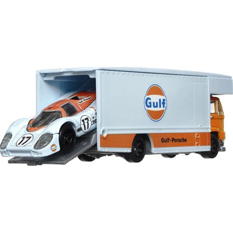 Mattel Hot Wheels 2022 Car Culture Team Transport 53 Alfa Romeo 155 V6 Ti And Fleet Flye FLF56