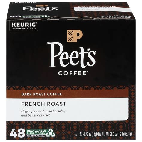 Peet S Coffee Dark Roast French Roast K Cup Pods Pack Ct Shipt