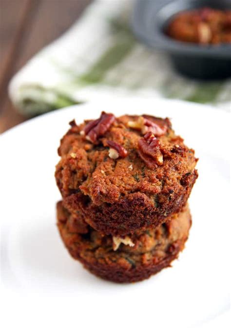 Healthy Zucchini Muffins With Coconut Flour Leelalicious