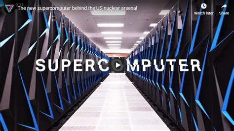 The New Supercomputer Behind The Us Nuclear Arsenal Financial Sense