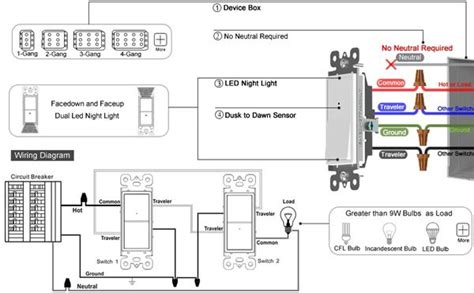 2 In 1 Paddle Switch Wiring Diagram