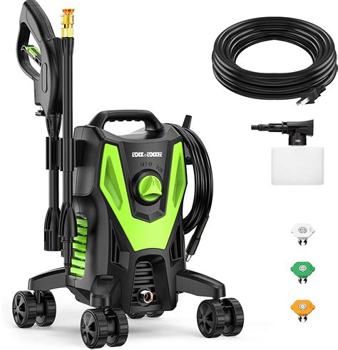 New Model Rockandrocker Electric Pressure Washer 1950psi Max 158 Gpm Power Washer