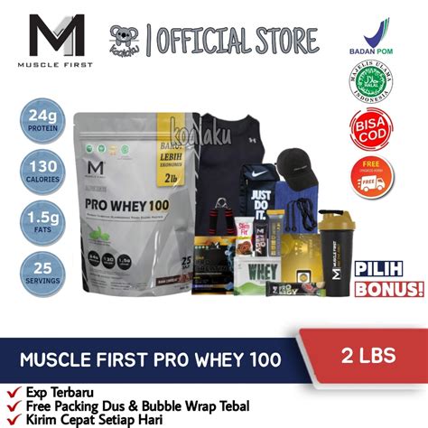 Jual M1 Muscle First Pro Whey 100 Susu Whey Protein 2lbs 2 Lbs 900 Gr