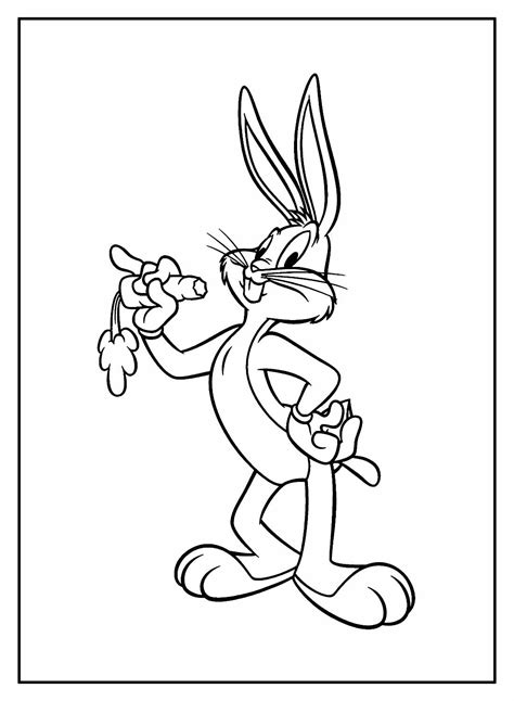Desenho Do Pernalonga Para Desenhar - Desenhos do Pernalonga para colorir - Bora Colorir