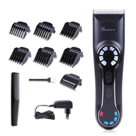 Surker Tondeuse Cheveux Professionnelle Barbe Tondeuse Electrique Avec