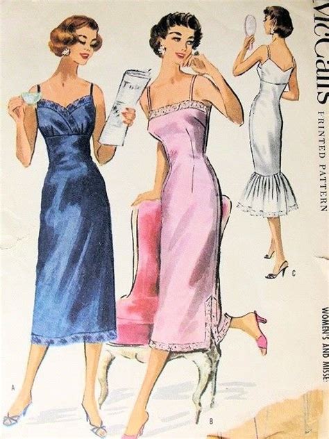 S Mccalls Slips Pattern Gorgeous Styles Lingerie Patterns