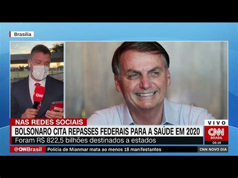 Bolsonaro e Faria citam repasses federais para saúde em meio à lotação