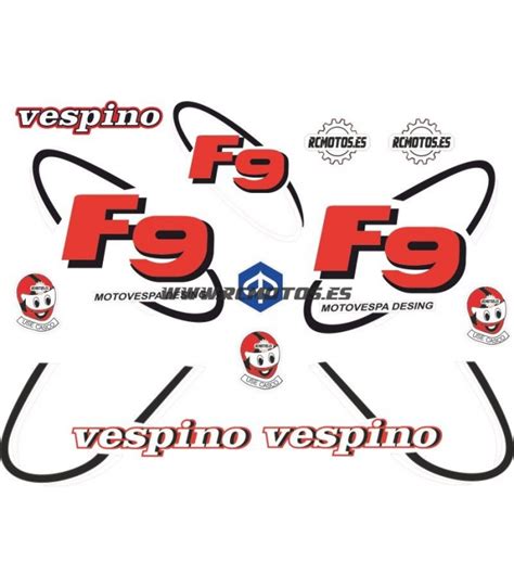 Kit Pegatinas Vespino F