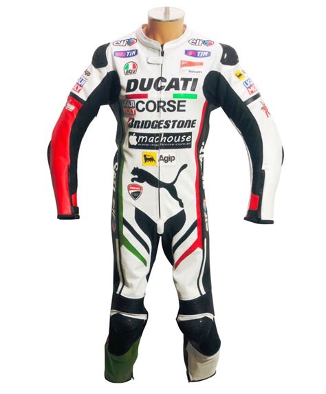 DUCATI CORSE EIF CE ARMOUR PROTECTION MOTORCYCLE MOTORBIKE LEATHER