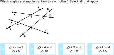 Ixl Identify Complementary Supplementary Vertical And Adjacent