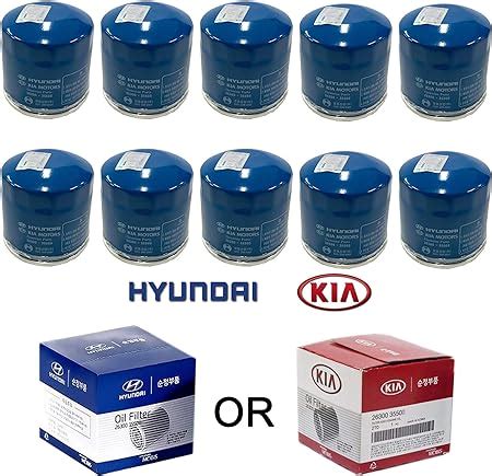 Genuine OEM Hyundai Kia Oil Filter 26300 35505 New Version Of 35504