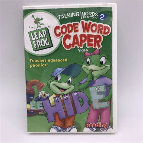 Leap Frog Talking Words Factory The Code Word Caper Dvd