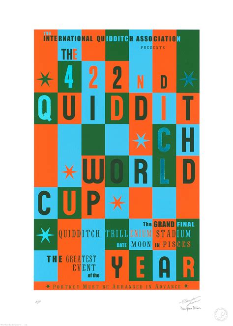 The Nd Quidditch World Cup Poster Architonic