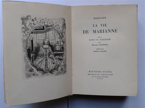 La Vie De Marianne Par Marivaux Tr S Bon Couverture Souple Illustr E