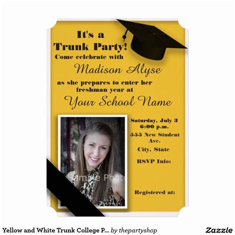 Send Off Party Invitation - Collegio Sanlorenzo Template