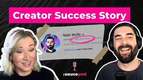 From AI Niche to YouTube Stardom: Matt Wolfe's Content Creator Success ...