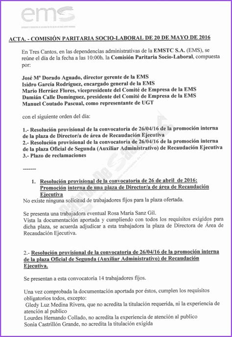 patrondesastre ACTA COMISIÓN PARITARIA 20 05 16 RESOLUCIÓN