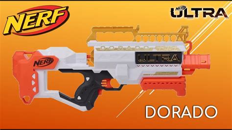 REVIEW Nerf Ultra Dorado Premium Gold Accent Revolver Rifle YouTube