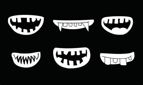 Scary Mouth Vector Art, Icons, and Graphics for Free Download