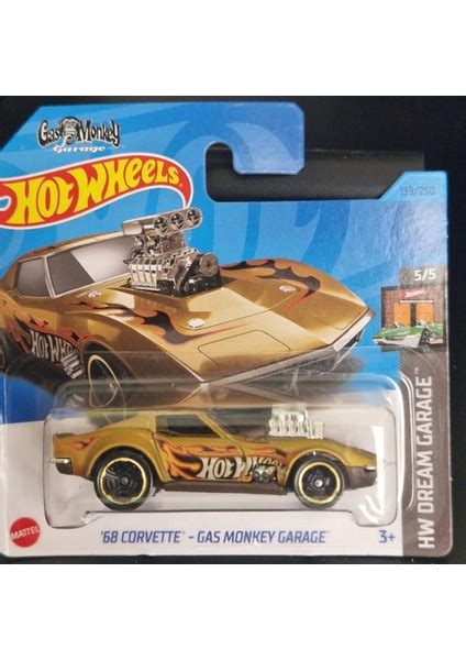 Hot Wheels Tekli Arabalar 68 Corvette Gas Monkey Garage Fiyatı