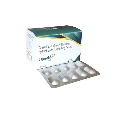 Dapagliflozin Mg Metformin Hydrocholoride Er Mg Tablets At