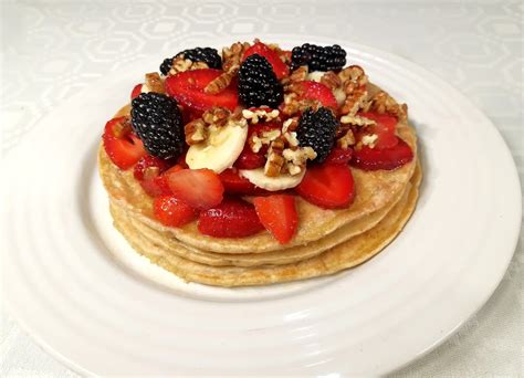 PANCAKES DE AVENA DESAYUNO SALUDABLE HOTCAKES