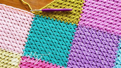 The Crochet C2c Granny Square Jayg Method Youtube