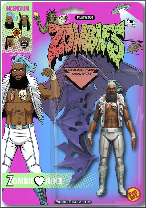 Zombie Juice Flatbush Zombies Basic Series Incendium Action Figure